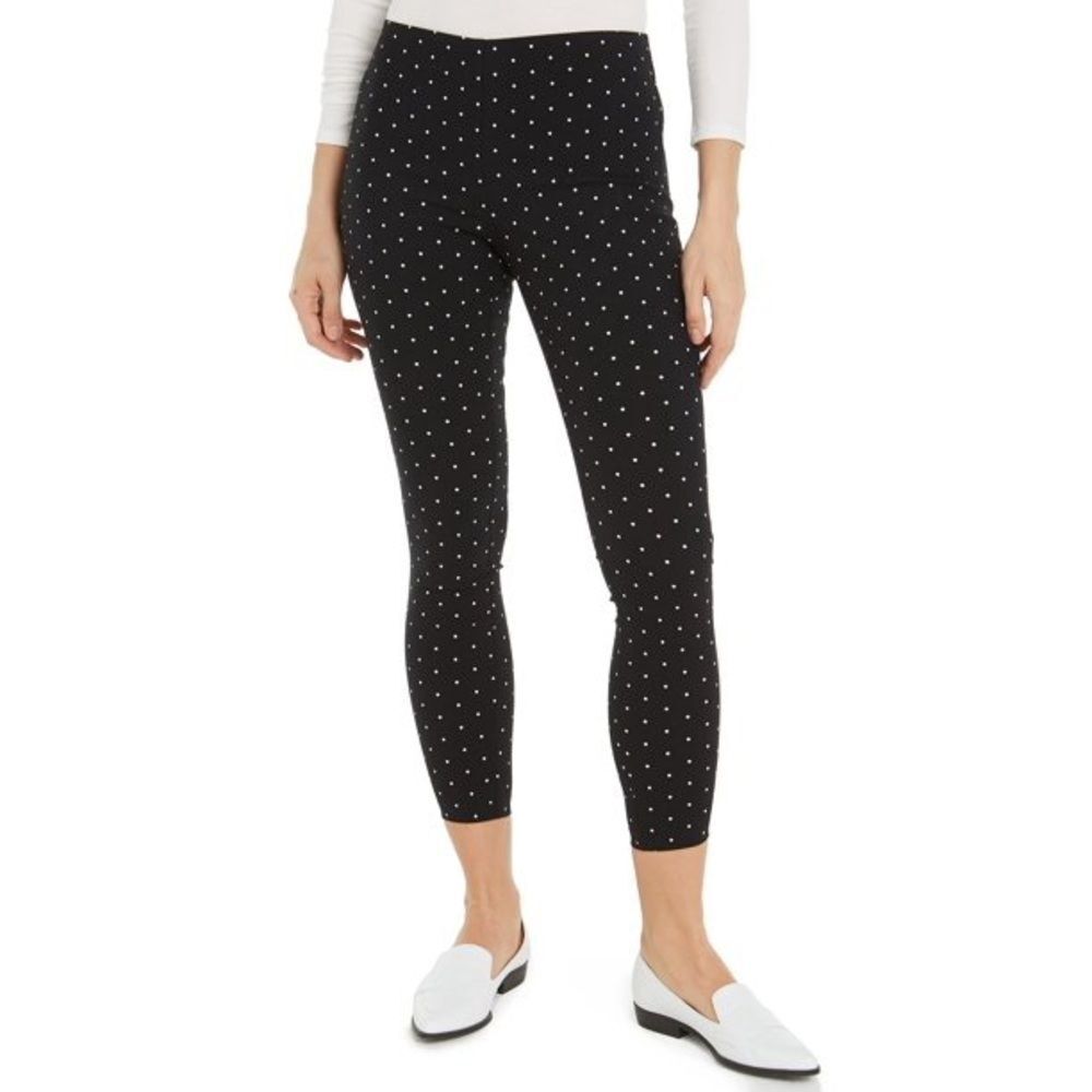 Maison Jules Printed Ponte-Knit Pants